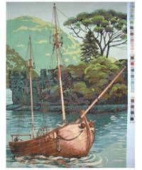 UNITAS Gobelin set Ladja Trabakul  | 52x38cm 190902