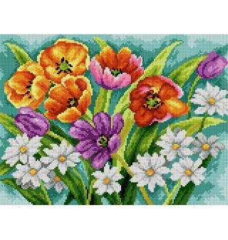 Gobelin Barvito cvetje | 30x40cm
