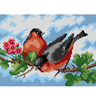 Kalina na cvetoči veji | 18x24cm