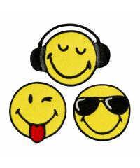 MONO-QUICK Našitek Trije smileyji 14538