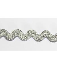 PRYM Cik-cak trak | 11mm | srebro 918206