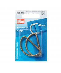 PRYM Polkrožni obročki | 40mm | stara medenina | 2kos 555242