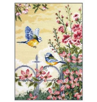 Gobelin set Cvetlična ograja | 50x35cm
