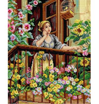 Gobelin Trenutek zamišljenosti izsek | Daniel Ridgway Knight | 40x50cm