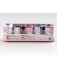 HEMLINE Komplet sukancev 5 x 1000m | poliester N4124.MIX