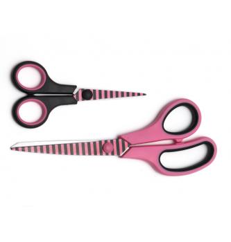 Komplet škarij 14 cm in 21,5 cm | soft-grip ročaj