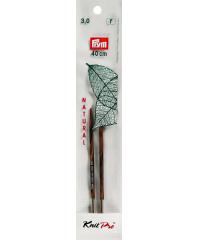 PRYM Pletilke z navojem Natural | kratke | 3mm 223350
