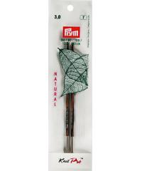 PRYM Pletilke z navojem Natural | dolge | 3mm 223322