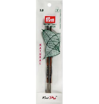 Pletilke z navojem Natural | dolge | 3mm