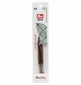 Pletilke z navojem Natural | kratke | 5mm