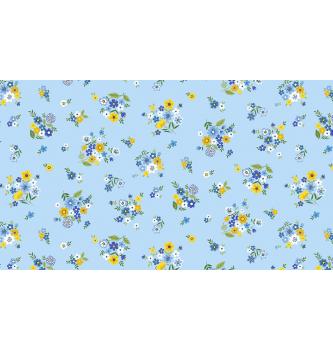 Patchwork blago Bouquet blue | 110cm