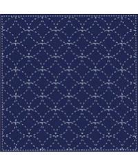 IDEAS Platno z vzorcem Sashiko | Shippo-Tsunagi | 31x31cm G02258