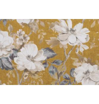Panama | retro cvetje | oker | 100%CO