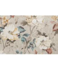 Nooteboom Panama | retro cvetje | smetana | 100%CO 01522.051