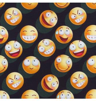 Jersey Emoji | digitalni tisk | 95%CO / 5%EL