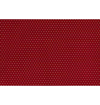 Poplin Zlate male zvezdice | rdeča | 100%CO