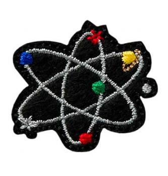 Našitek Atom