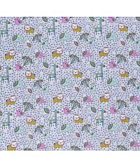 Nooteboom Poplin Živalice | modra | 100%CO 13085.002