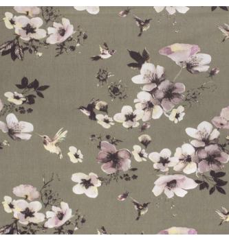 Peachskin Cvetje | stara zelena | 100%PL