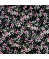 Verhees Tkanina Magnolija | črna | 95%PL / 5%EL 07454.001