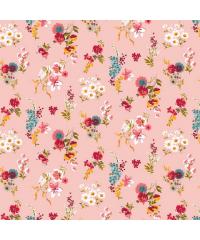 Verhees Poplin Cvetlično | roza | 100%CO 07654.001