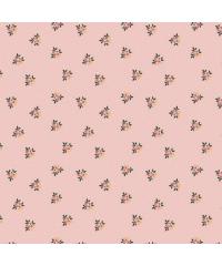 Verhees Poplin Cvetlice in pikice | roza | 100%CO 07693.010