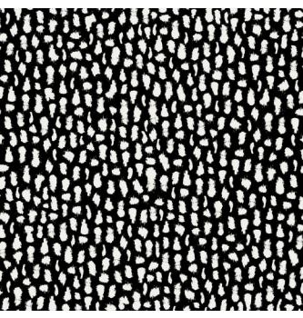 Tkanina Leopard | črna/bela | 100%PL