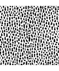Verhees Tkanina Leopard | bela/črna | 100%PL 06811.011