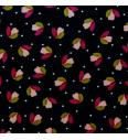 Velur Tulipani | temnomodra | 95%PL / 5%EL