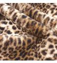 Kratko umetno krzno Leopard | 100%PL