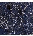 Viskoza Srebrn vzorec | indigo | 57%VI / 43%PA