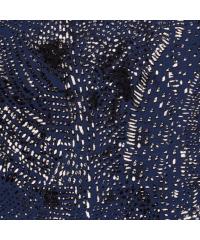 Nooteboom Viskoza Srebrn vzorec | indigo | 57%VI / 43%PA 13332.006
