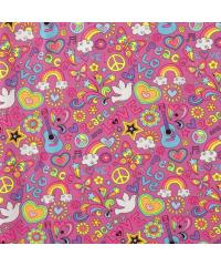 Nooteboom Jersey Hippie | fuksija | neon | 95%CO / 5%EL 13633.017