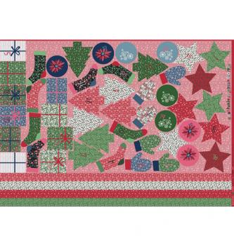 Poplin Adventni koledar obeski | panel | 100%CO