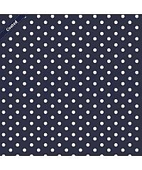 Verhees Poplin s premazom Pikice | temnomodra | 80%CO / 20%PC C4949.002