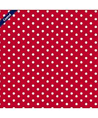 Verhees Poplin s premazom Pikice | rdeča | 80%CO / 20%PC C4949.004