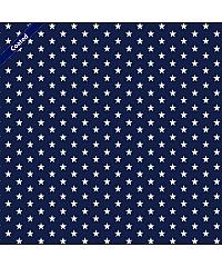 Verhees Poplin s premazom Zvezdice | temnomodra | 80%CO / 20%PC C4955.002