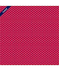 Verhees Poplin s premazom Mini zvezdice | rdeča | 80%CO / 20%PC C4962.004