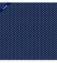 Poplin s premazom Mini zvezdice | temnomodra | 80%CO / 20%PC