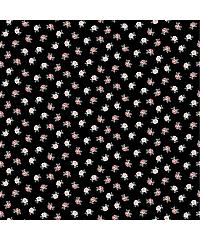 Verhees Poplin Romantične cvetlice | črna | 100%CO 08232.018