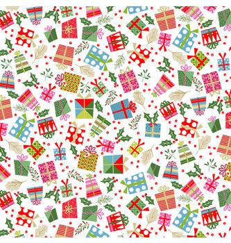 Patchwork blago Let it snow Presents Cream | 110cm