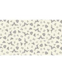 MAKOWER Patchwork blago Scandi Icon Scatter Grey | 110cm 2220/S
