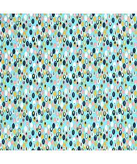 Nooteboom Poplin Pisane kaplje | meta | 100%CO 15521.021