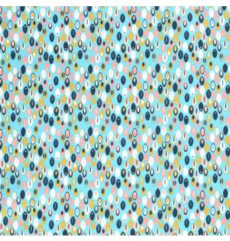Poplin Pisane kaplje | meta | 100%CO