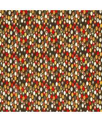 Nooteboom Poplin Pisane kaplje | temnozelena | 100%CO 15521.028