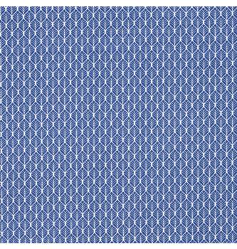 Poplin Listnat vzorec | modra | 100%CO