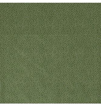 Poplin Raztresene pikice | zelena | 100%CO