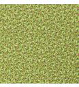 Poplin Vitice s cvetovi | zelena | 100%CO