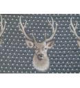 Žakard Deerhead | antracit | 59%CO / 21%PL / 13%PC / 4%WO / 2%WP / 1%AF