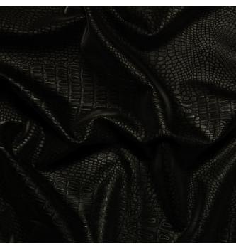 Umetno usnje Semiš krokodil | 50%PU / 46%PL / 4%EL
